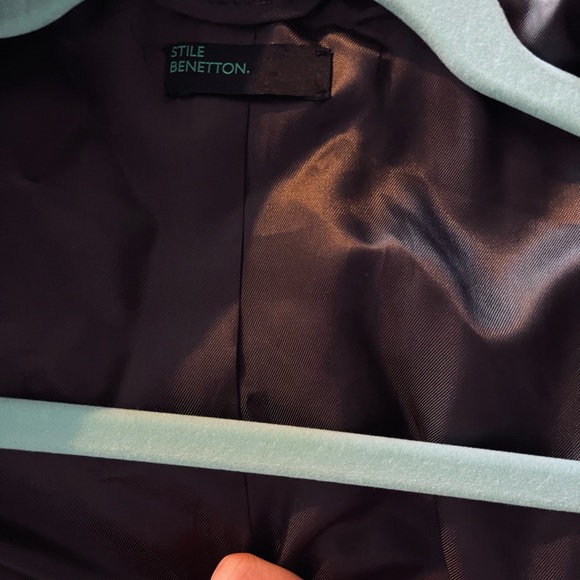 Benetton Demi Coat Mock Neck - Picture 7 of 8